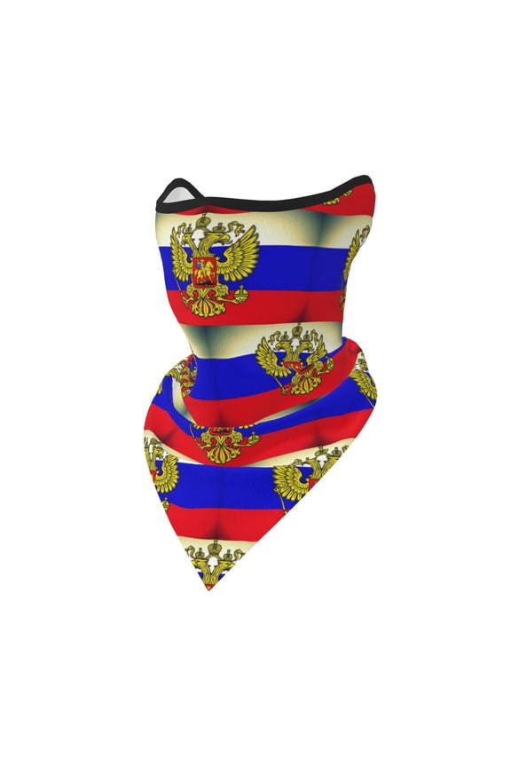 Sun Protection Face Mask Neck Gaiter Windproof Scarf Russian Flag Sunscreen Breathable Bandana Balaclava For Sport Outdoor