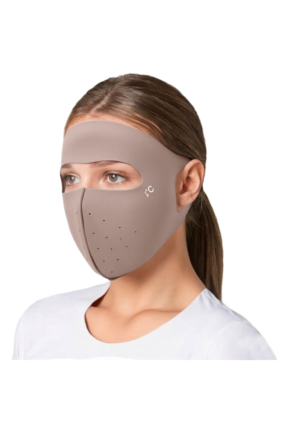 Sun Protection Face Mask Sporty Full‑Face Sun Protection Outdoor Sports Cover Full Face Sun Protection Cover Pink One Size