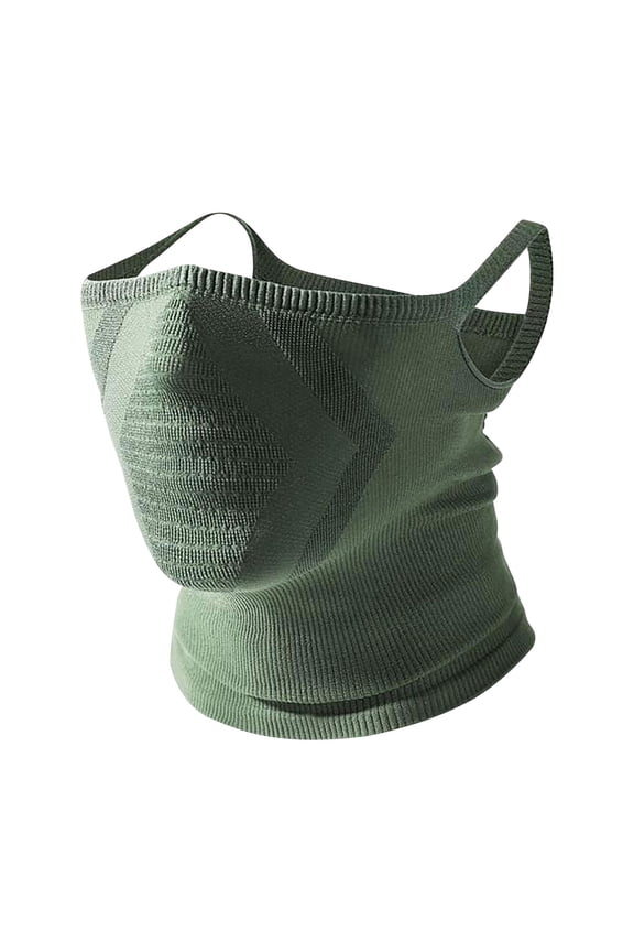 Sun Protection Face & Neck Mask, Breathable Windproof Moisture-Wicking Face Mask, for Daily Outings, Outdoor Activities, or Hot Weather, Army Green