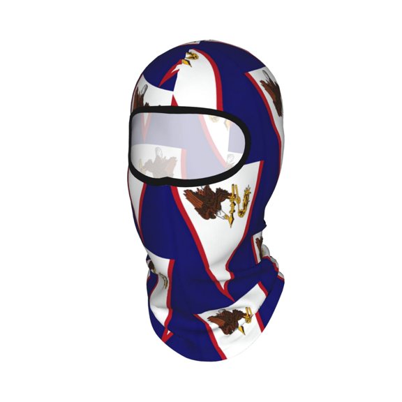 Sun Protection Full Head Face Mask America Samoa Flag Balaclava Ski Mask For Men Women Skiing Cycling