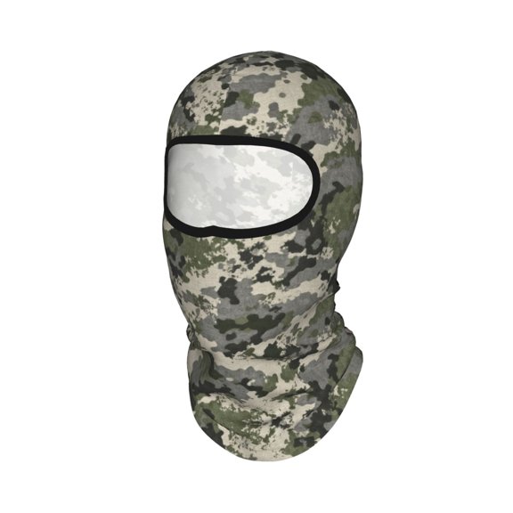 Sun Protection Full Head Face Mask Army Pixel Camouflage Balaclava Ski Mask For Men Women Skiing Cycling