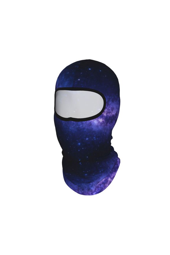 Sun Protection Full Head Face Mask Cosmic-Starry-Sky Pattern Balaclava Ski Mask For Men Women Skiing Cycling