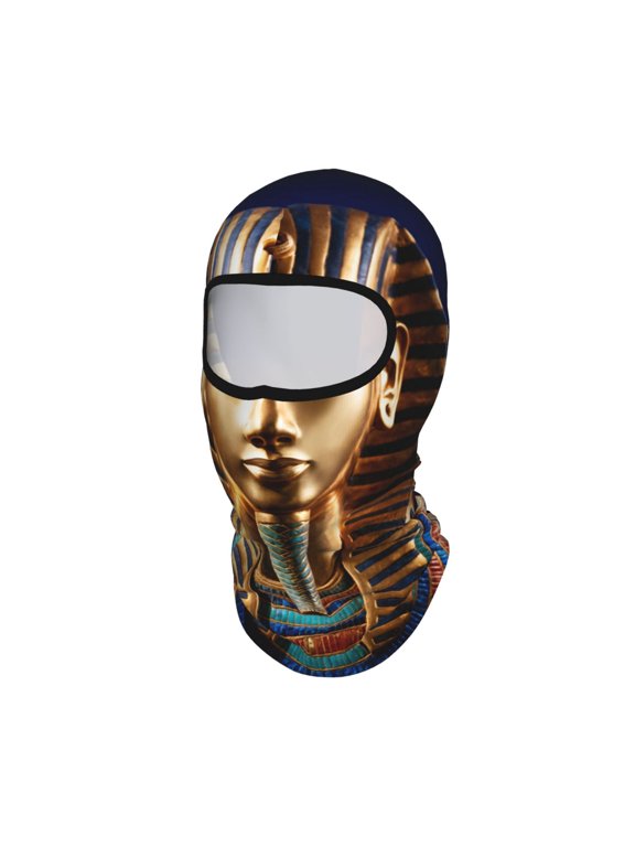 Sun Protection Full Head Face Mask Egyptian King African Balaclava Ski Mask For Men Women Skiing Cycling