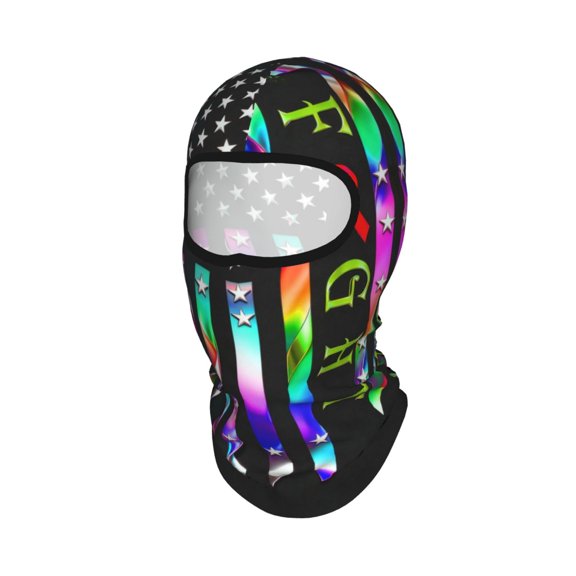 Sun Protection Full Head Face Mask Fight Leukemia Cancer Awareness Balaclava Ski Mask For Men Women Skiing Cycling