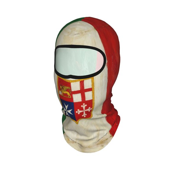 Sun Protection Full Head Face Mask Italy Flag Balaclava Ski Mask For Men Women Skiing Cycling