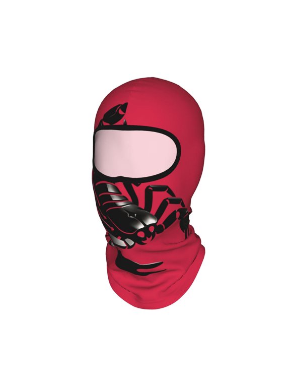 Sun Protection Full Head Face Mask Scorpion Pattern Balaclava Ski Mask For Men Women Skiing Cycling
