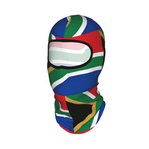 Sun Protection Full Head Face Mask South African Flag Balaclava Ski Mask For Men Women Skiing Cycling