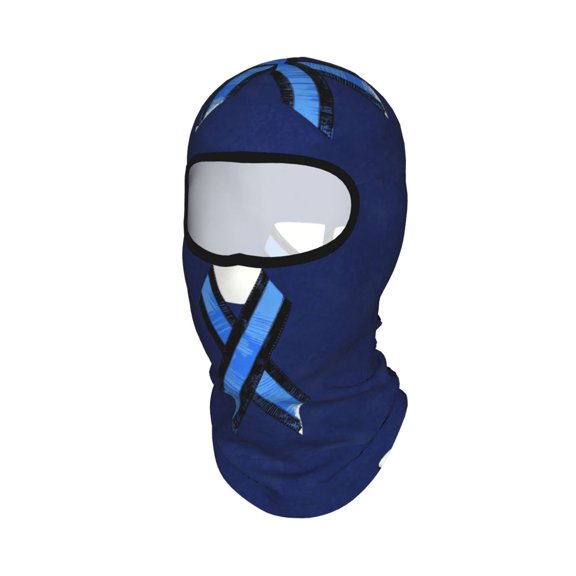 Sun Protection Full Head Face Mask Thin Blue Line Satin Ribbon Balaclava Ski Mask For Men Women Skiing Cycling