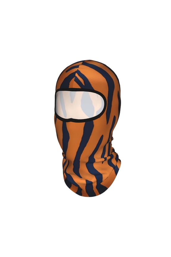 Sun Protection Full Head Face Mask Tiger Print Animal Print Balaclava Ski Mask For Men Women Skiing Cycling