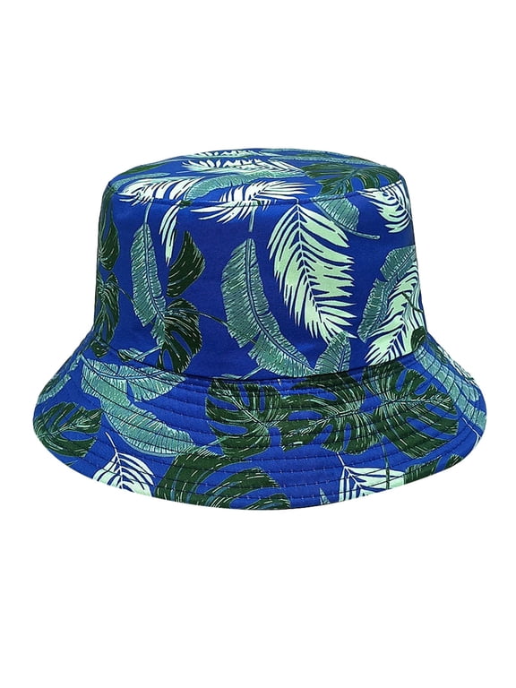 Sun Protection Hat , Bucket Hats for Men , Packable Straw Hat for Women 2026 Spring Pattern Fisherman Sun Hat for Women Flat Brim Versatile Printed Beach Cap
