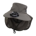 thumbnail image 1 of Sun Protection Hat , Hiking Hat Women , Packable Beach Hat Solar Powered Fan Bucket Hat with UPF50+ Sun for Outdoor Sports and Summer Activities, 1 of 3