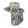 thumbnail image 1 of Sun Protection Hat Wide Brim Hat with Neck Flap Beach Hat Windproof Breathable Sun Hat for Men Adjustable Mesh Hat Hiking Fishing Hat ,, 1 of 8