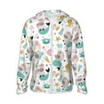 thumbnail image 1 of Sun Protection Hoodie Jacket, Cartoon Octopus Crab Sun Shirts For Men Women Long Sleeve With Pocket Hiking Outdoor, 1 of 2