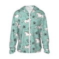 thumbnail image 1 of Sun Protection Hoodie Jacket - Now Minimalist Horse Green Sun Shirts For Men Women Long Sleeve With Pocket Lightweight Outdoor, 1 of 2