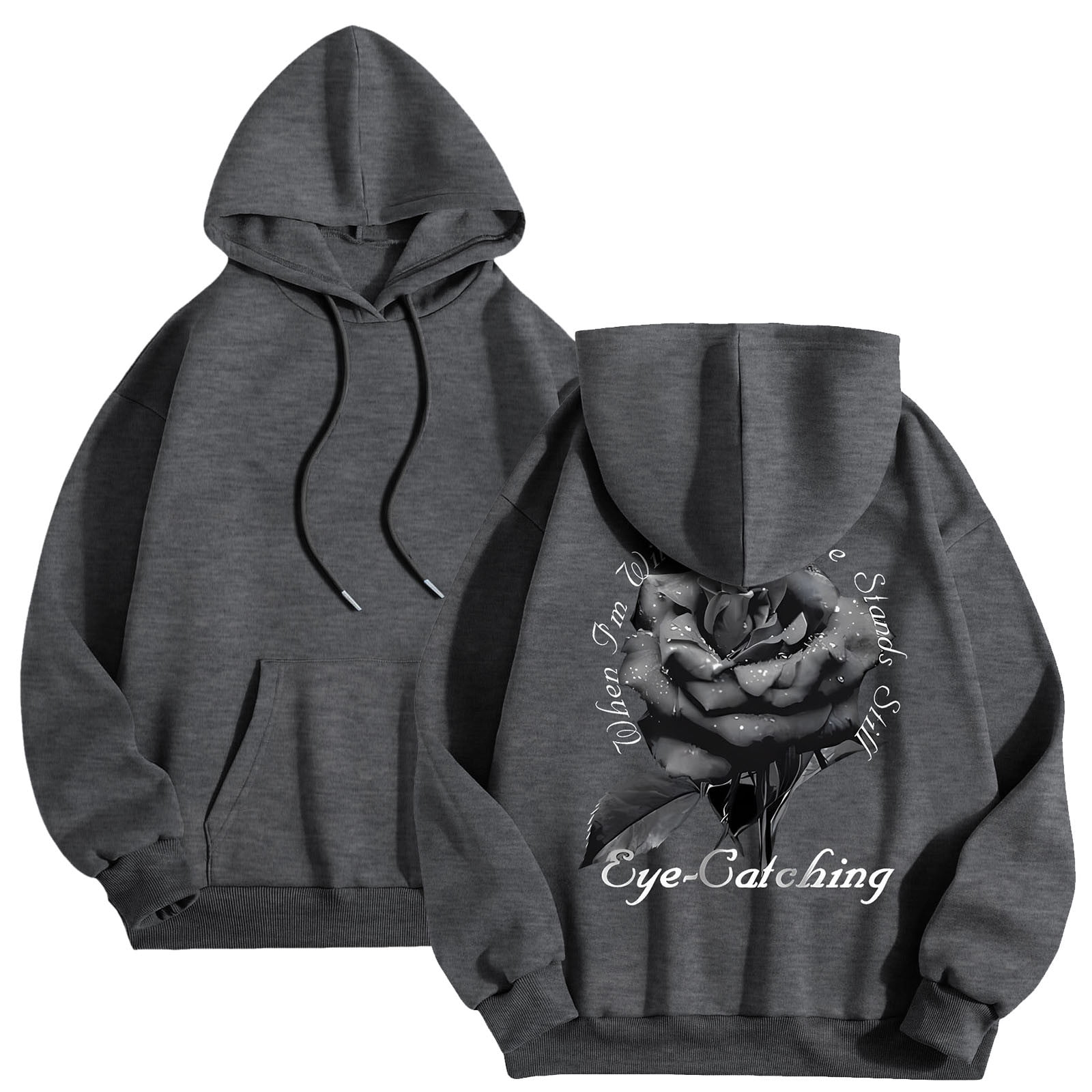 Sun Protection Hoodie Men S Sunshirt Shirts Long Sleeve Shirts Uv Protection Printed Hooded Sun Shirts Upf 50 Dark Gray Shirt Walmart