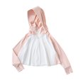 thumbnail image 1 of Sun Protection Hoodies for Girls Long Sleeve Zip Up UV Shirts Size 3-13 Toddlers Teens Lightweight Color Block Cooling Hiking Outerwear Jackets, 1 of 2