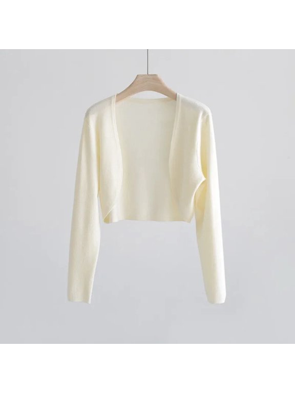 Sun Protection Knit Cardigan Women's Thin Coat Ice Silk Outerwear Cover-up Shawl Air Conditioning Shirt Summer