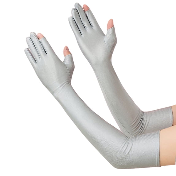 Sun Protection Long Gloves,Cooling UV Protection Gloves,UV Blocking Arm Sleeves,Touch Screen Gloves for Summer Outdoor Cycling Driving