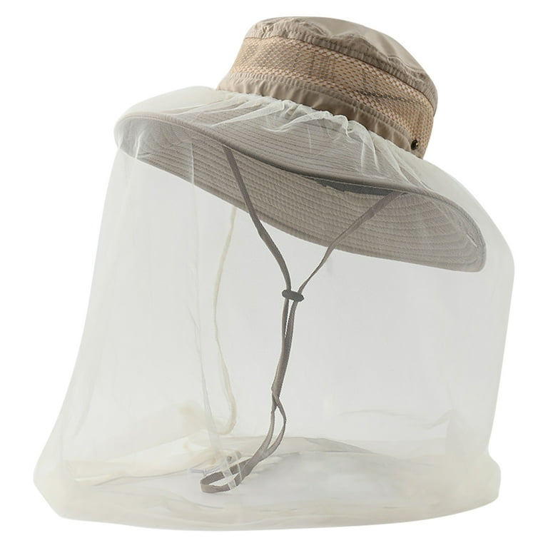 Sun Protection Mosquito Repellent Cap Quick-drying with Mesh Net