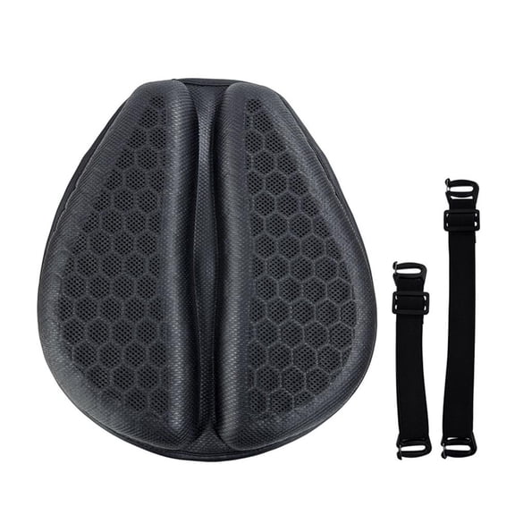 Sun Protection Motorcycle Seat Cushion, Gel Shock Absorbing Breathable Riding Seat Pad, for Long Distance Motorcycle Riding 15.7514.37 Inch