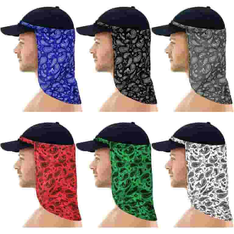 Sun Protection Neck Drape UV Hat Draps Paisley Neck Sun Protection Neck Drape UV Hat Draps Paisley Neck
