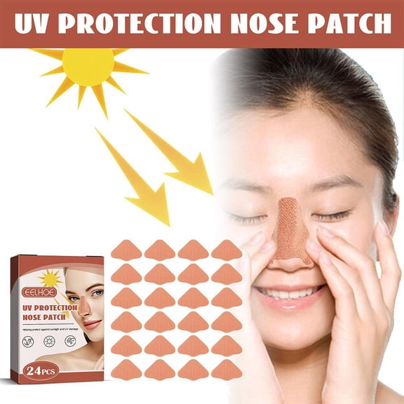 Sun Protection Nose Patch UltravioletRays Protection Nose Cover For Men Women Sports Tanning Outdoor Sunscreen Nasal Strips
