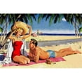 thumbnail image 1 of "Sun Protection" Painting Print on Wrapped Canvas, 1 of 7
