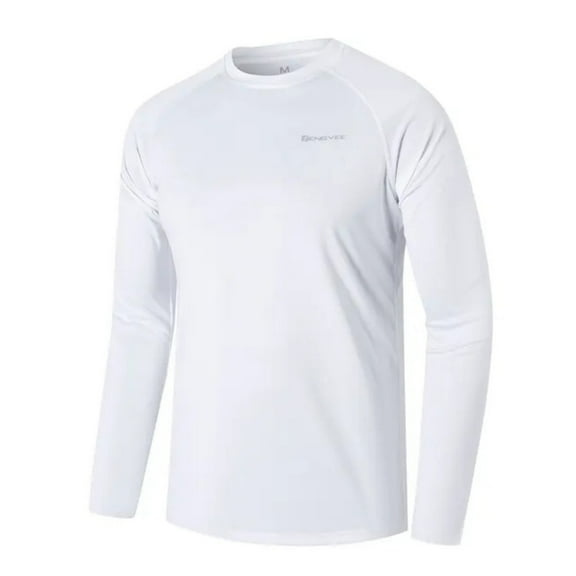 Sun Protection Shirts Outdoor Long Sleeve SPF Rash Guard for Fishing Hiking Swimming Running
