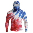 thumbnail image 1 of Sun Protection Shirts for Men with Mask Upf 50+ Performance Fishing Hoodie Shirt Lightweight Quick Dry Rash Guard, 1 of 9