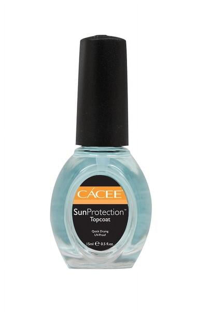Sun Protection Topcoat, Prevents Yellowing, Nail Polish, Fast Dry