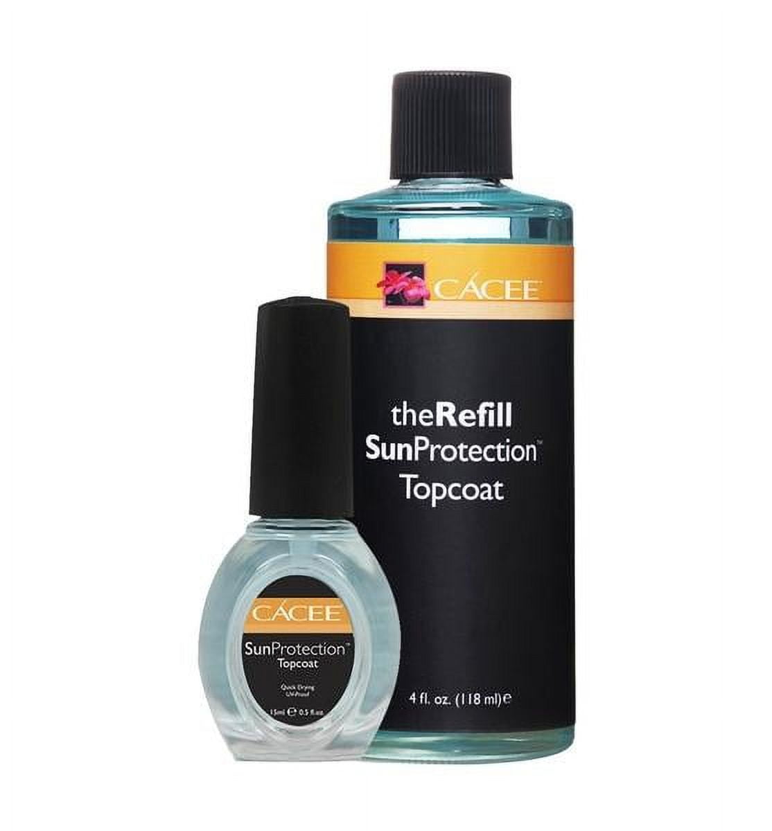 Sun Protection Topcoat, Prevents Yellowing, Nail Polish, Fast Dry
