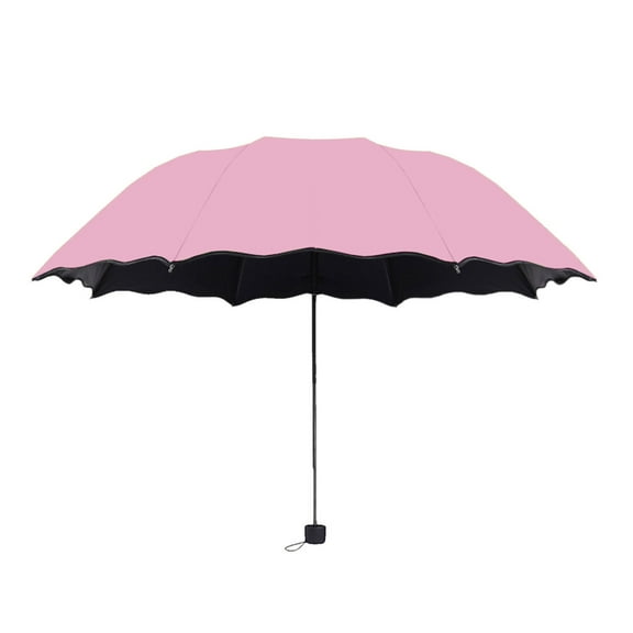Sun Protection Umbrella UPF 50+ UV Block 99% Windproof Folding Sunshade for Outdoor Beach Travel Golf Walking Rain or Shine Cool Comfort Aluminum Shaft Fiberglass Ribs