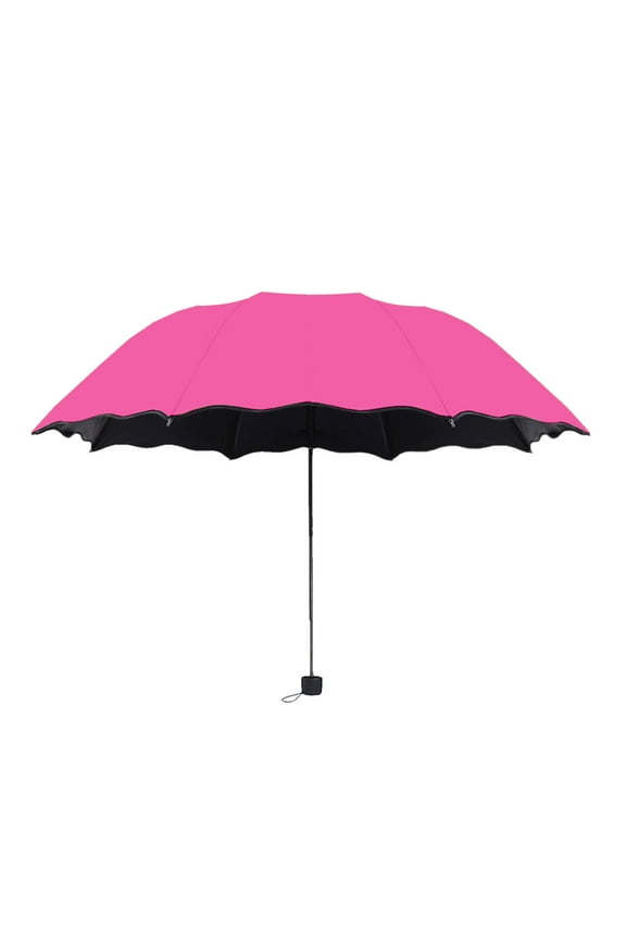 Sun Protection Umbrella UPF 50+ UV Block 99% Windproof Folding Sunshade for Outdoor Beach Travel Golf Walking Rain or Shine Cool Comfort Aluminum Shaft Fiberglass Ribs