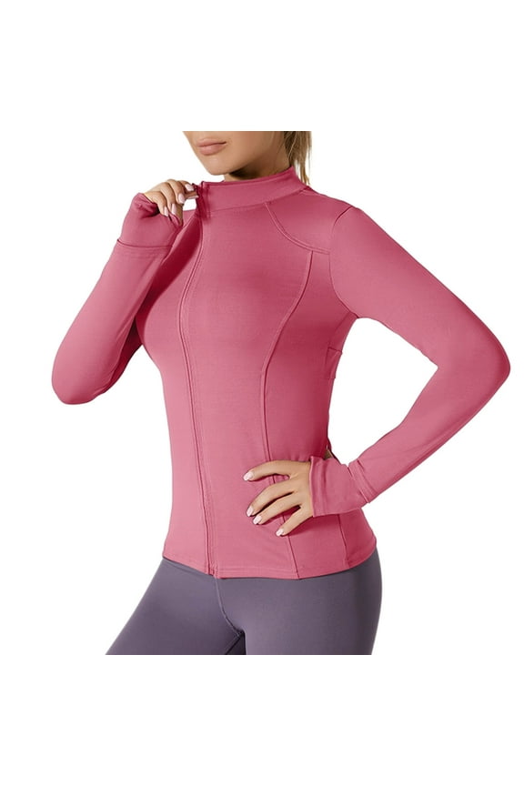 Sun Protective Clothing with Wide Brim Lightweight UV Jacket Women Sunscreen Coat Zipper Opening Hooded Face Neck Protection Ice Pink M