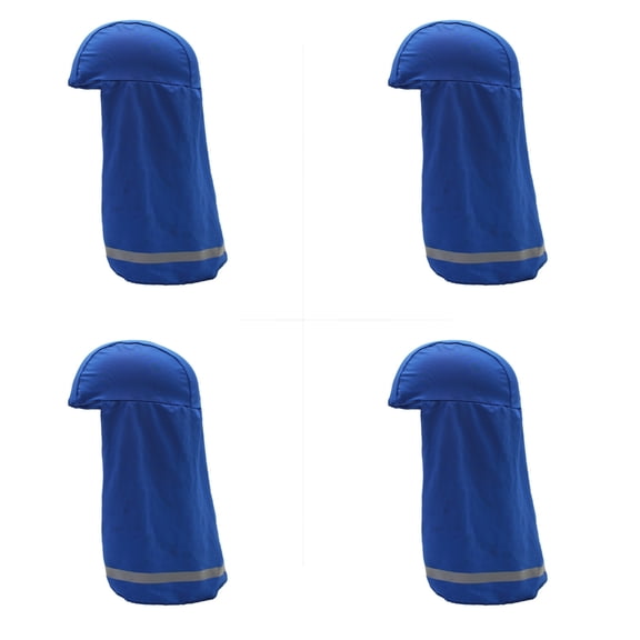Sun Protective Helmet Liners Quick Dry Neck Cover Reflective Strips Outdoor Activity Cooling Skull Caps