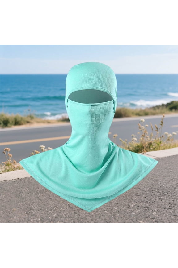 Sun Protective Scarf Breathable Mesh Head Wrap for Women Men Outdoor Hiking Daily Use Lightweight Comfortable Stretchy Turtle Neck Gaiter Face Scarf for Women Leg Protectors Women Beach Hair