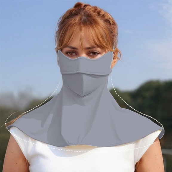 Sun Protective Scarf Breathable Neck Gaiter For Outdoor Activities Cycling Hiking Travel Summer Umbrella Base for Umbrella Women Winter Head Scarf Hat Shade Attachment Clear Umbrella Wedding Scarfs