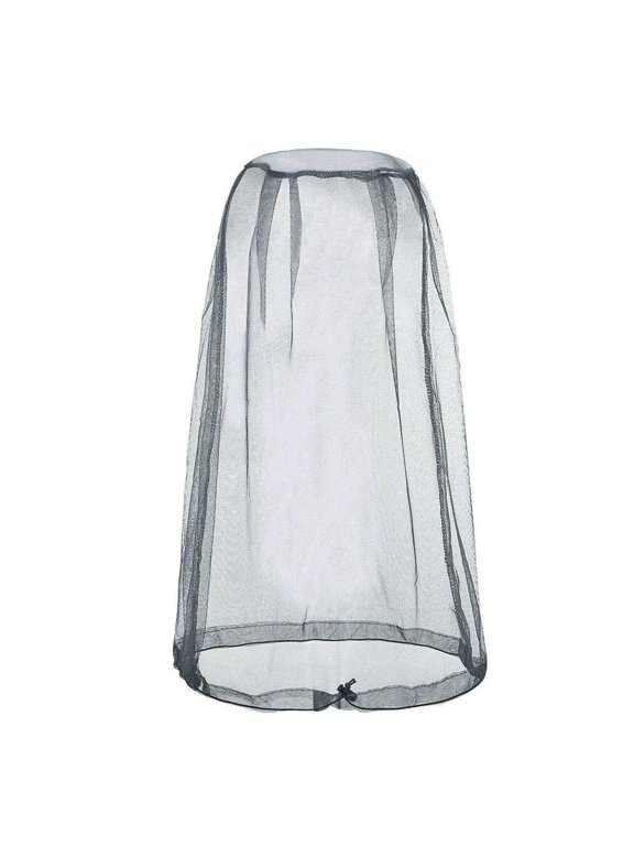 Sun Protective Scarf Face Neck Fly Netting Hood From Noseeums Screen Net for Any Outdoor Lover with Carry Bags Fits Sizes of Hats Caps, XXXS, GY1