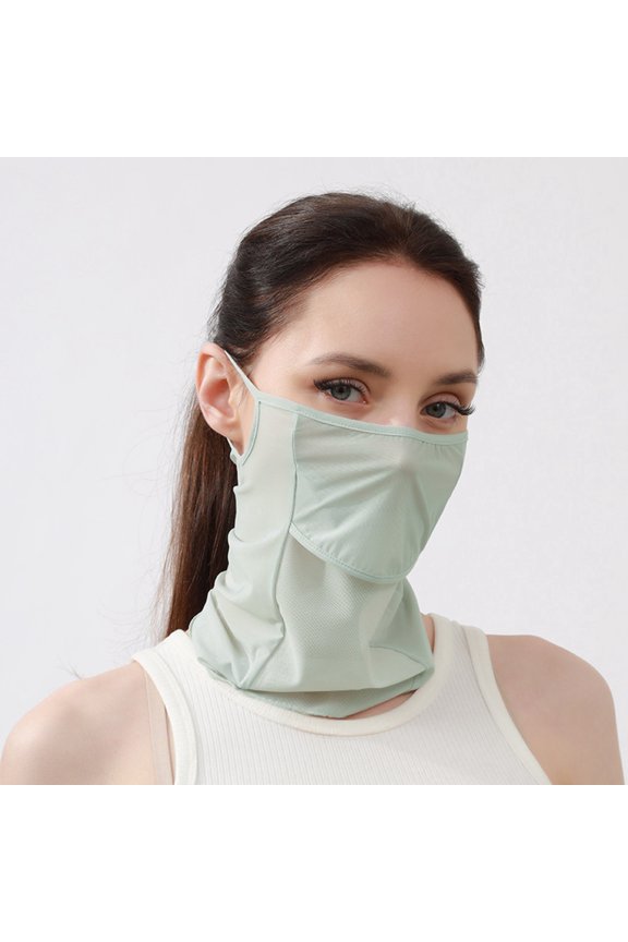 Sun Protective Scarf For Outdoor Enthusiasts Lightweight UPF 50+ Breathable Shield For Summer Activities, A, Green