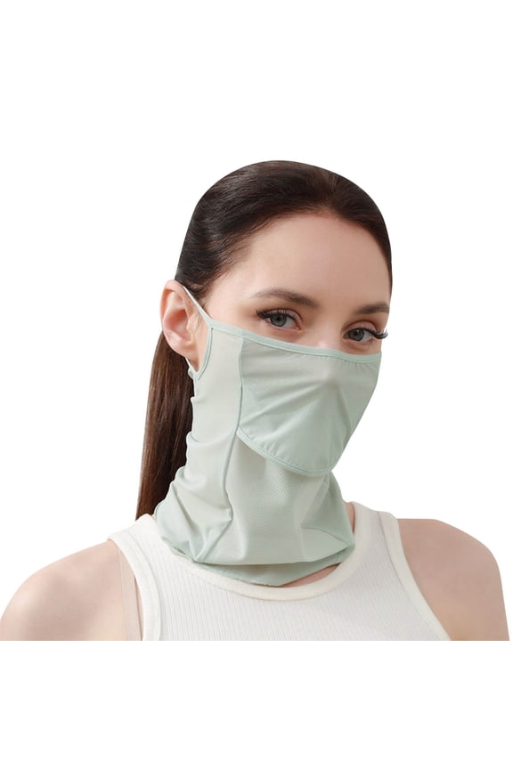 Sun Protective Scarf For Women Men UPF 50+ Lightweight Breathable Outdoor Sports Scarf For Summer Hiking Running Travel