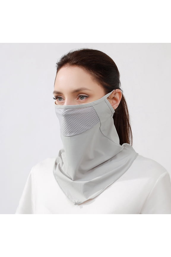 Sun Protective Scarf For Outdoor Activities Breathable Design With Hanging Ear Loops For Summer Wear Ideal For Pairing With Sun Hats Head Scarves Women Beach Umbrella Lightweight Head Scarves Desert