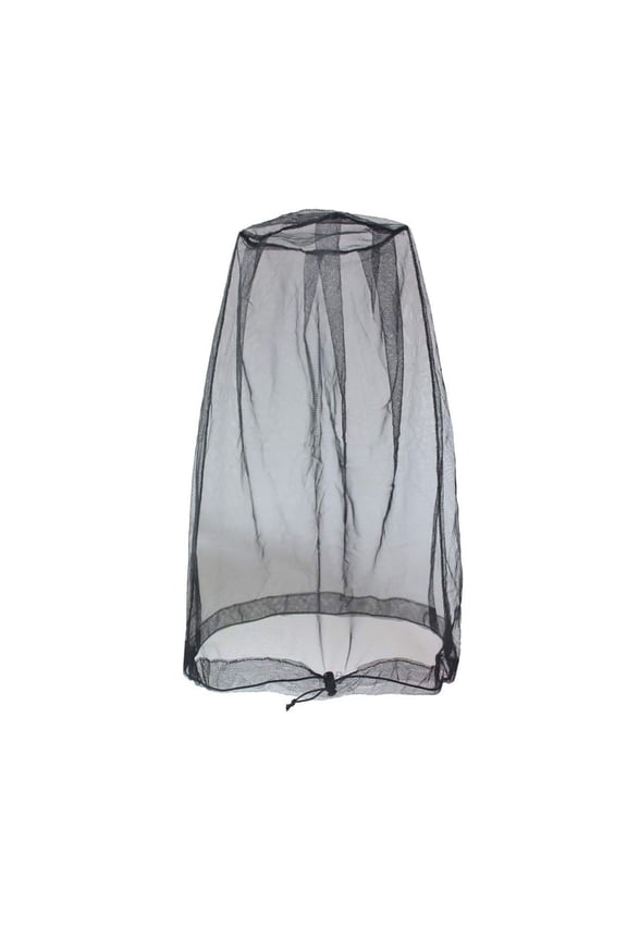 Sun Protective Scarf for Outdoor Enthusiasts — Face Neck Fly Netting Hood with Noseeums Screen Net Versatile Gear for Everyday and Outdoor Use Includes Carry Bag, XS, Black