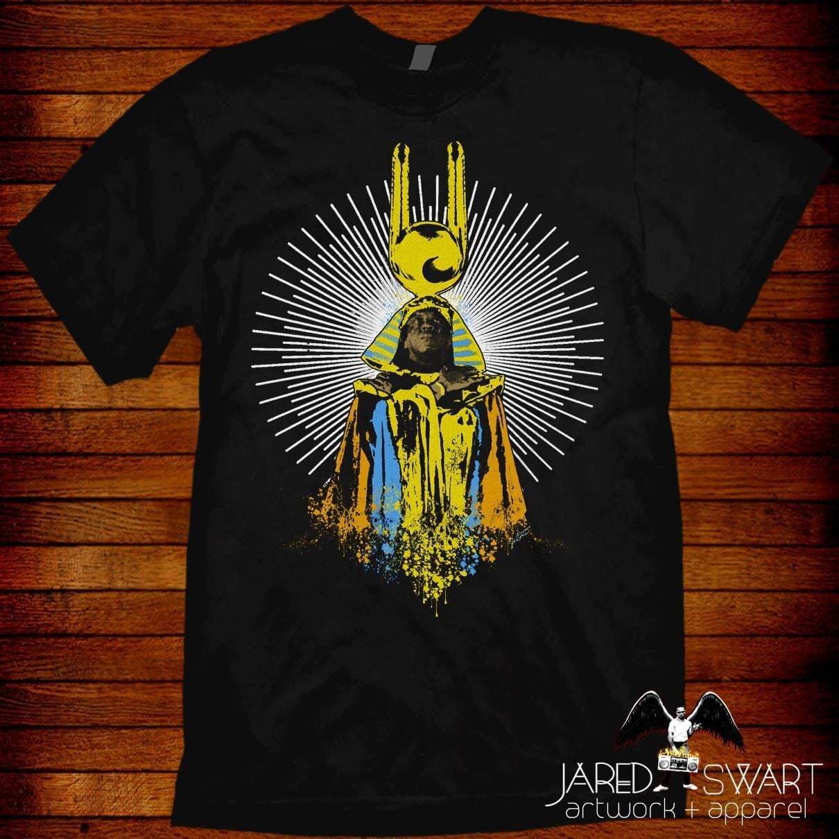 Sun Ra Tshirt original artwork by Jared Swart jazz