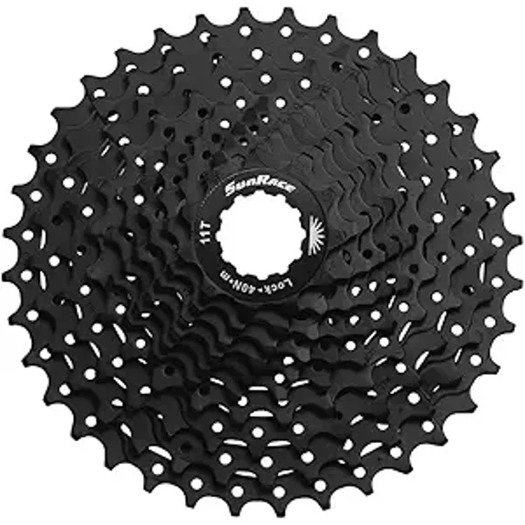 Sun Race Mountain Bike Cassette - CSMS1 10-speed / 11-36T / Black / Steel Spider