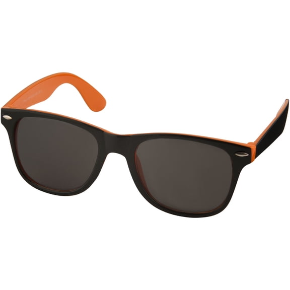 Sun Ray Sunglasses - Black With Colour Pop
