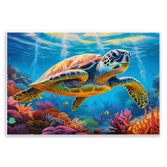 Stupell Industries Sun Rays Under The Sea Wall Plaque Art, design by LSR Design Studio, 10 x 15