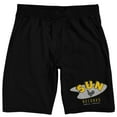thumbnail image 1 of Sun Records Logo Men's Black Lounge Shorts-Small, 1 of 3