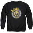 thumbnail image 1 of Sun Records Logo Unisex Adult Crewneck Sweatshirt (2X-Large) Black, 1 of 1
