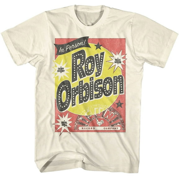 Sun Records - Roy Orbison In Person - American Classics - Natural Adult Short Sleeve T-Shirt