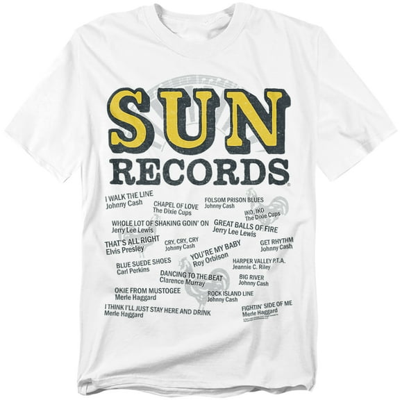Sun Records T-Shirt Sun Songs Unisex Graphic Tee for Men & Women
